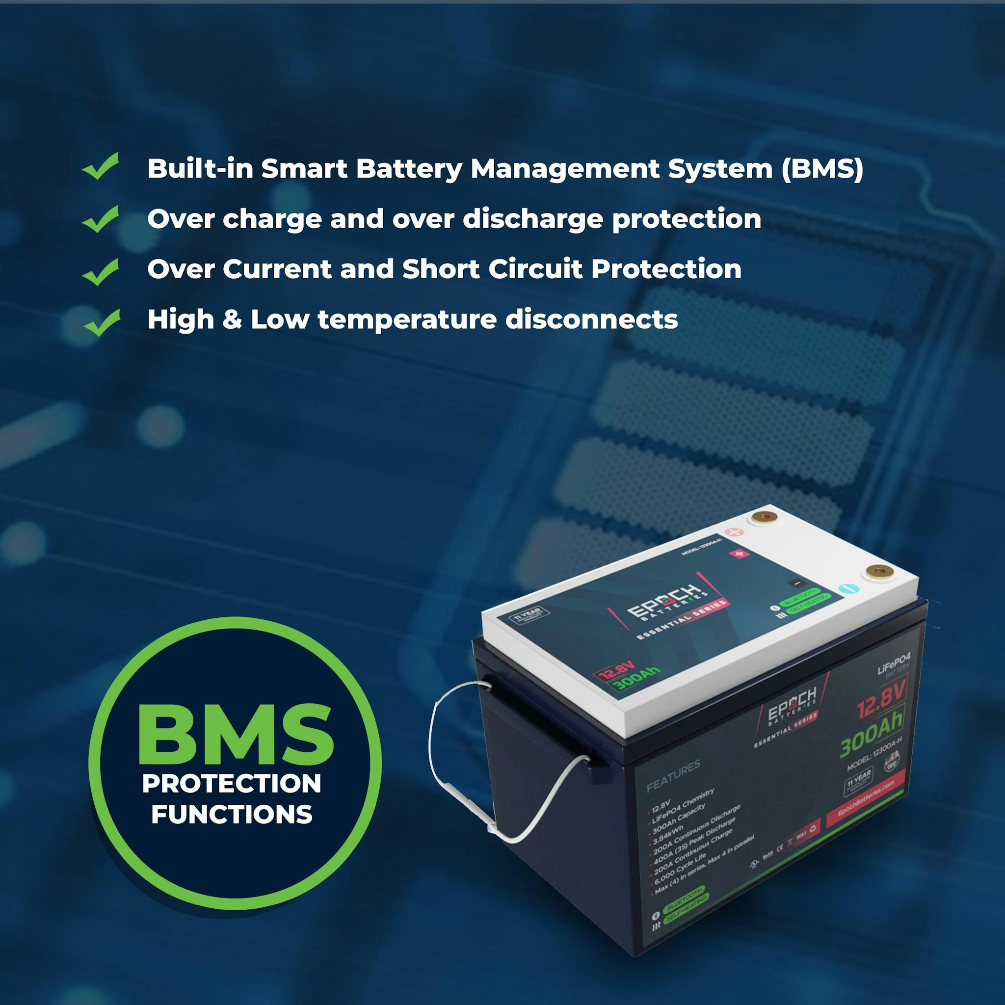 Battery Management System (BMS) 12V / 200A Victron