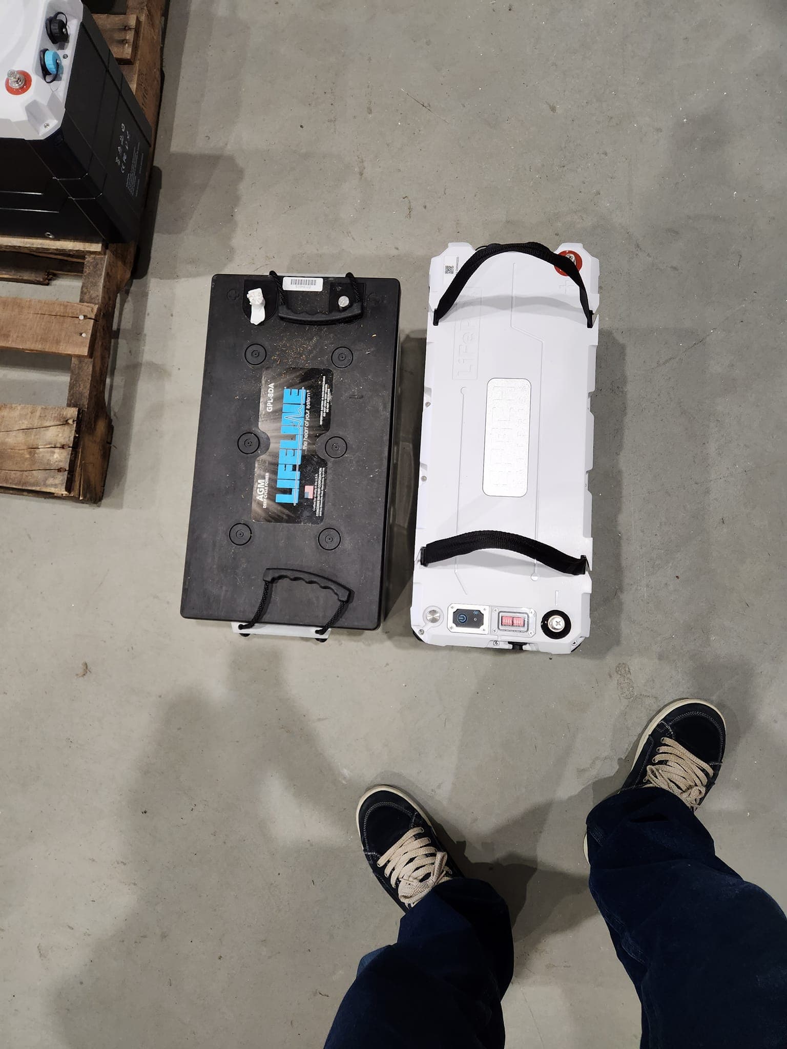 Customer battery setup 6