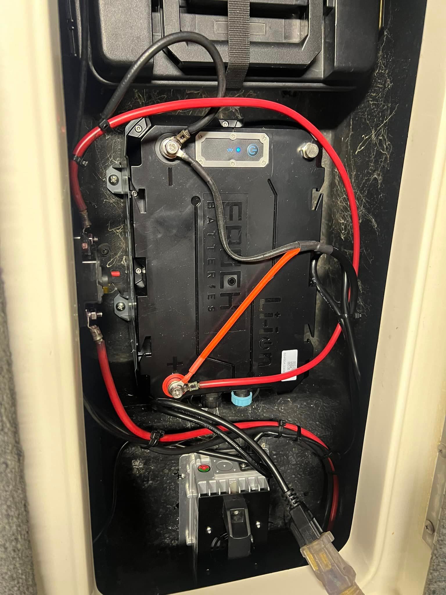 Customer battery setup 16
