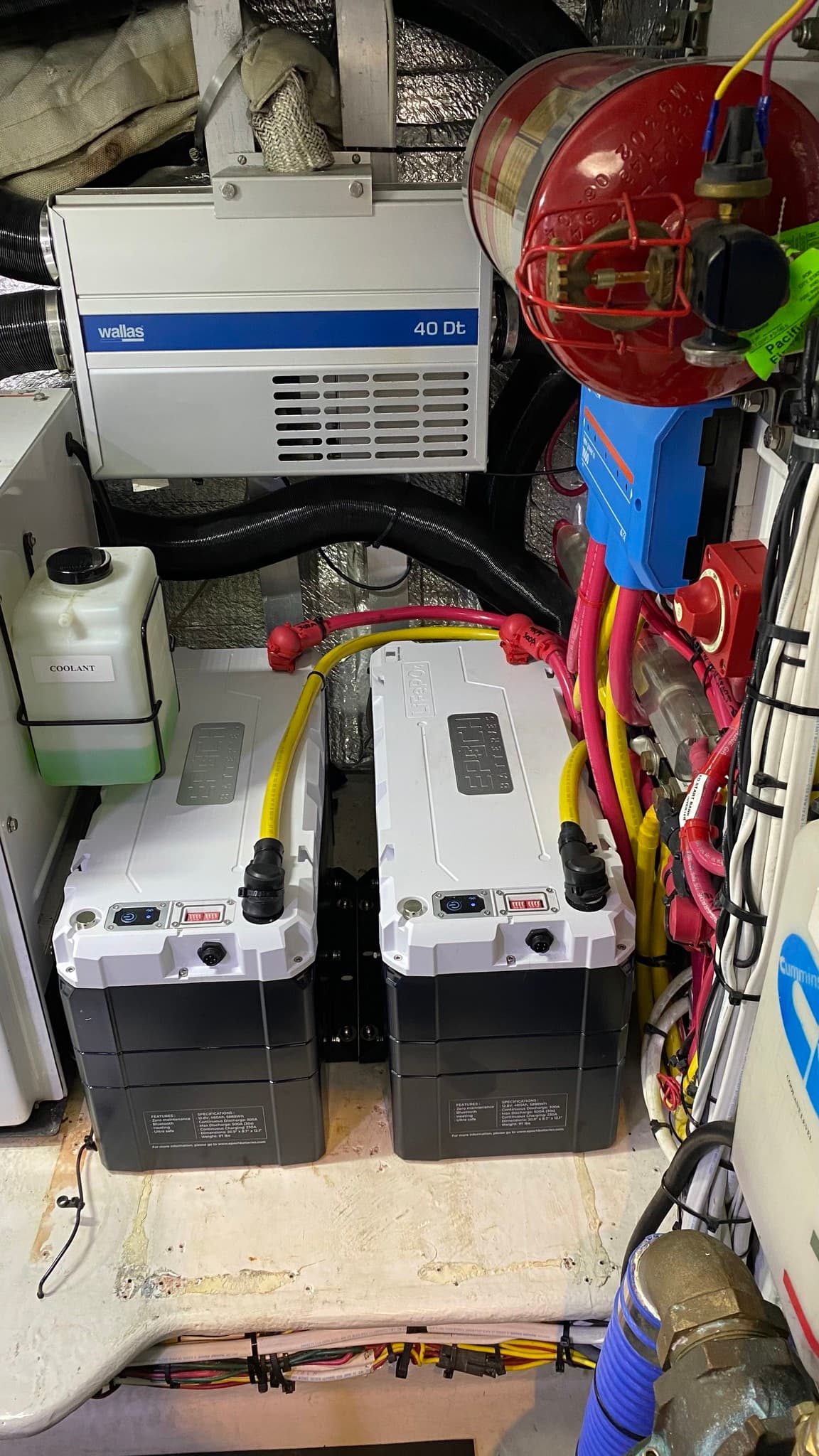 Customer battery setup 17
