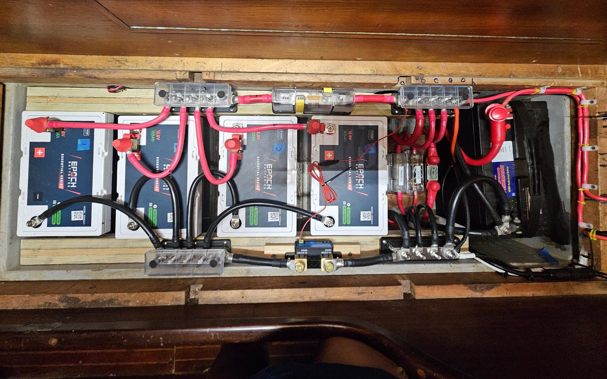 Customer battery setup 18
