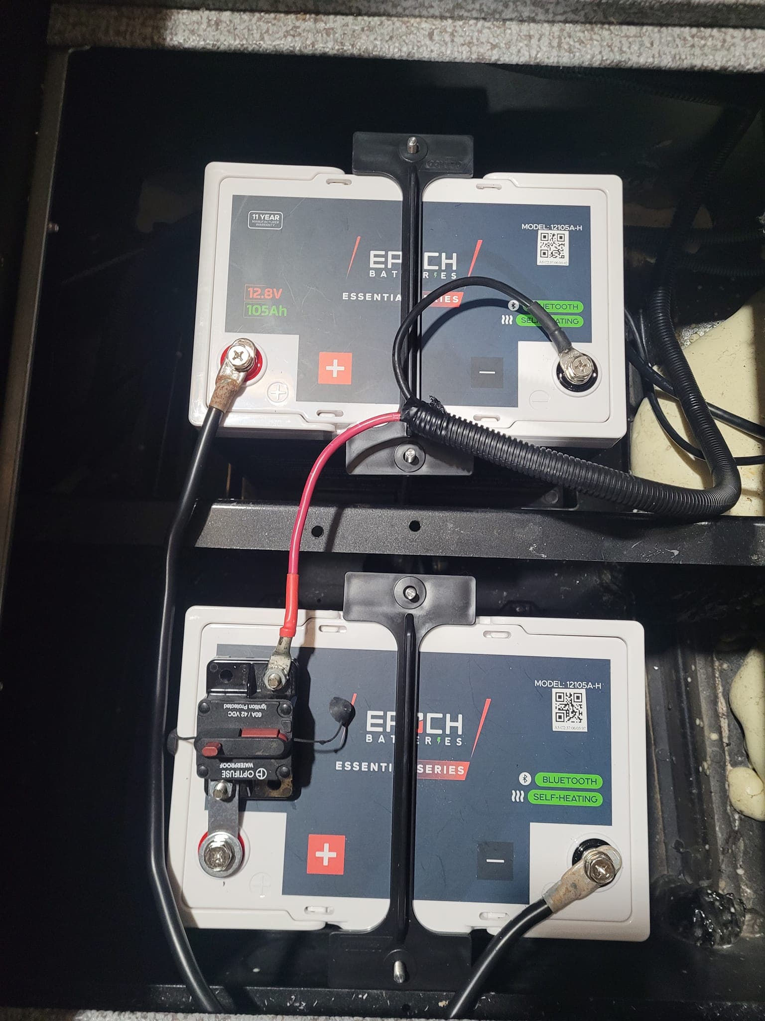 Customer battery setup 21