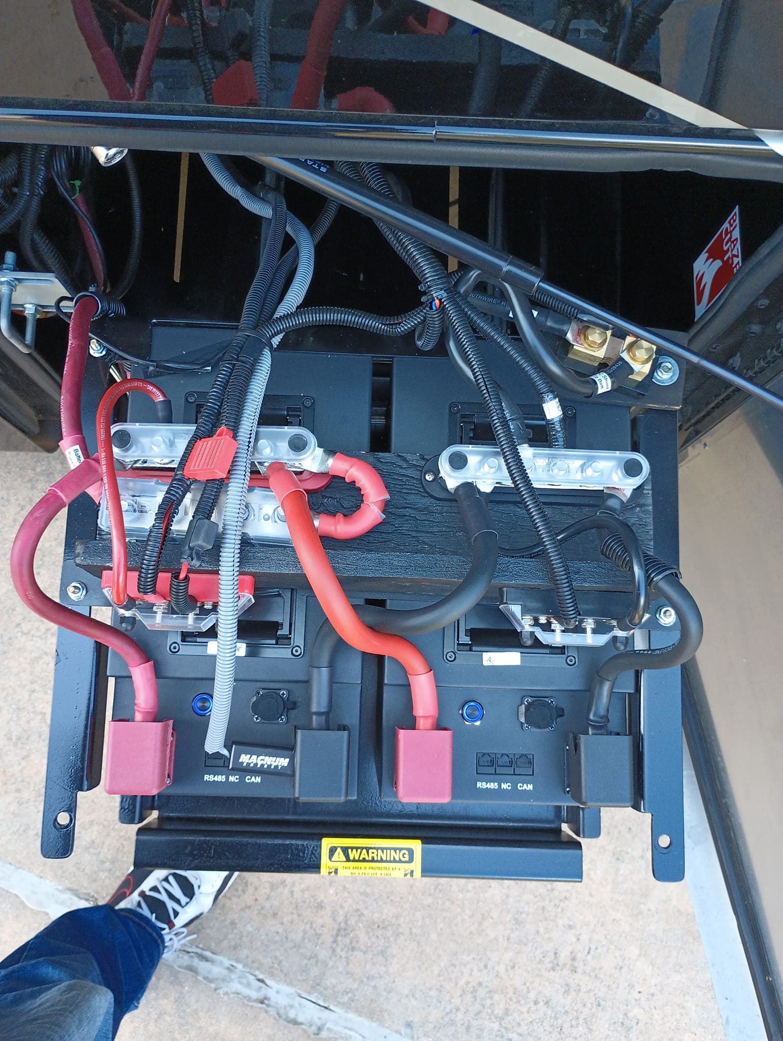 Customer battery setup 22